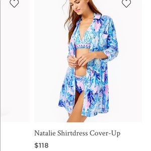 Natalie Shirtdress Cover-Up